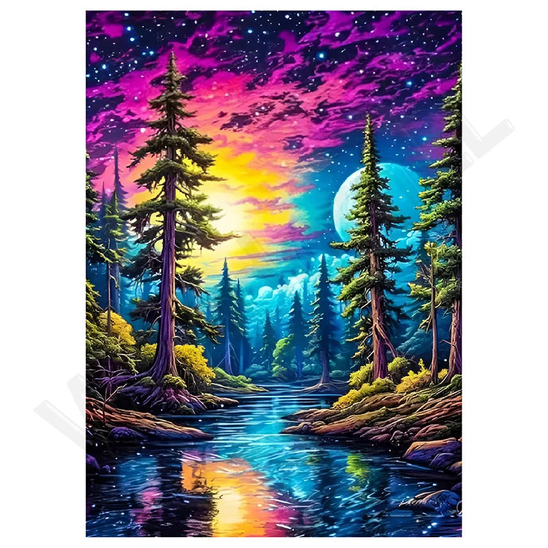 New 5D Diy Diamond Paintings 30x40 cm Mosaic Wall Diamond Art Painting Kits Embroidery Full Crystal Accessories New 2025 Paint