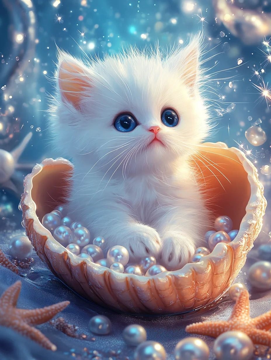 GATYZTORY Painting Paints By Numbers Cat Abstract Cute Picture Gifts Artwork Drawing By Numbers Picture Digital Home Decoration