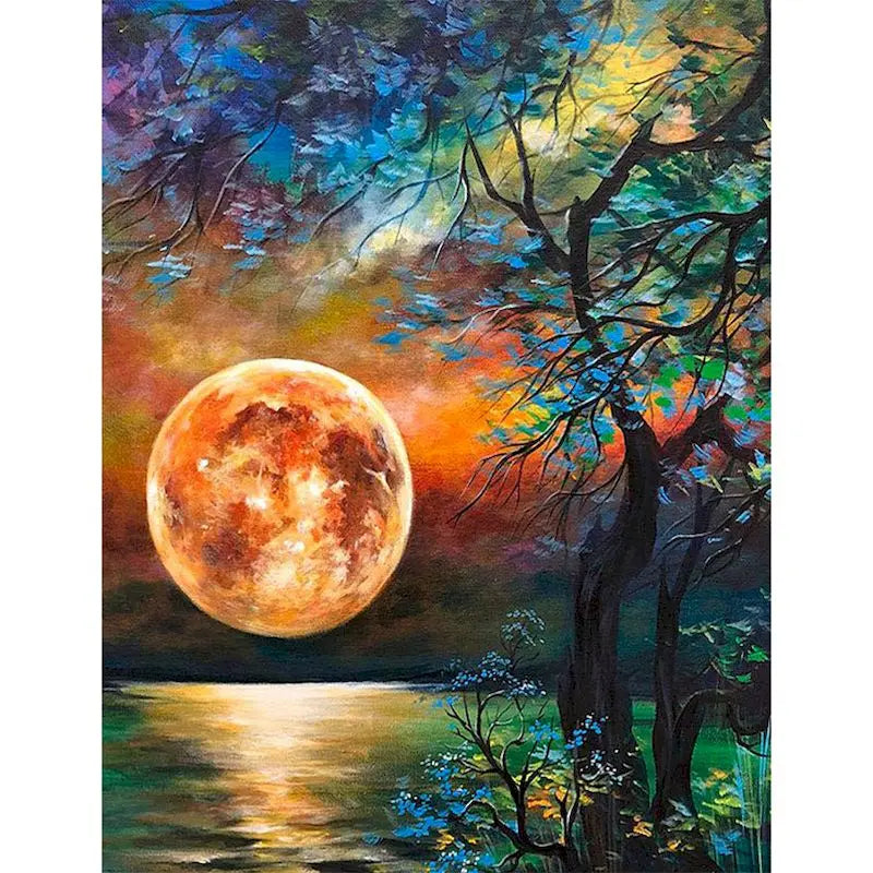 5d Diamond Art Painting Aurora Landscape Mosaic Embroidery Cross Stitch Set Full Round Rhinestone Diy Home Decoration Gift