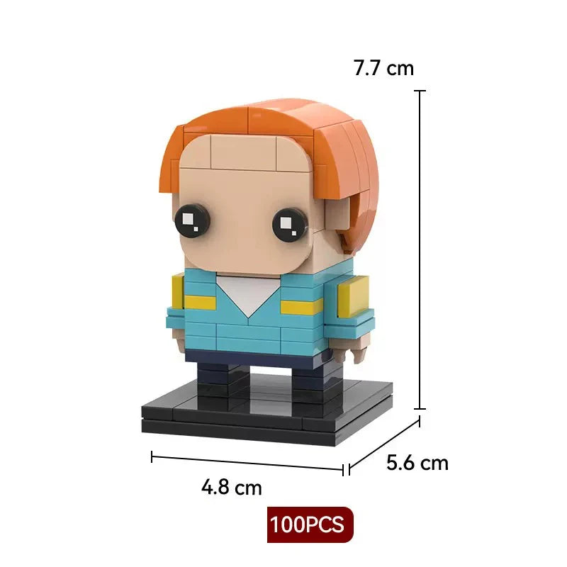 Brick Head Z model building toys, creative home decorations, building blocks sets, children's birthday gifts, educational toys