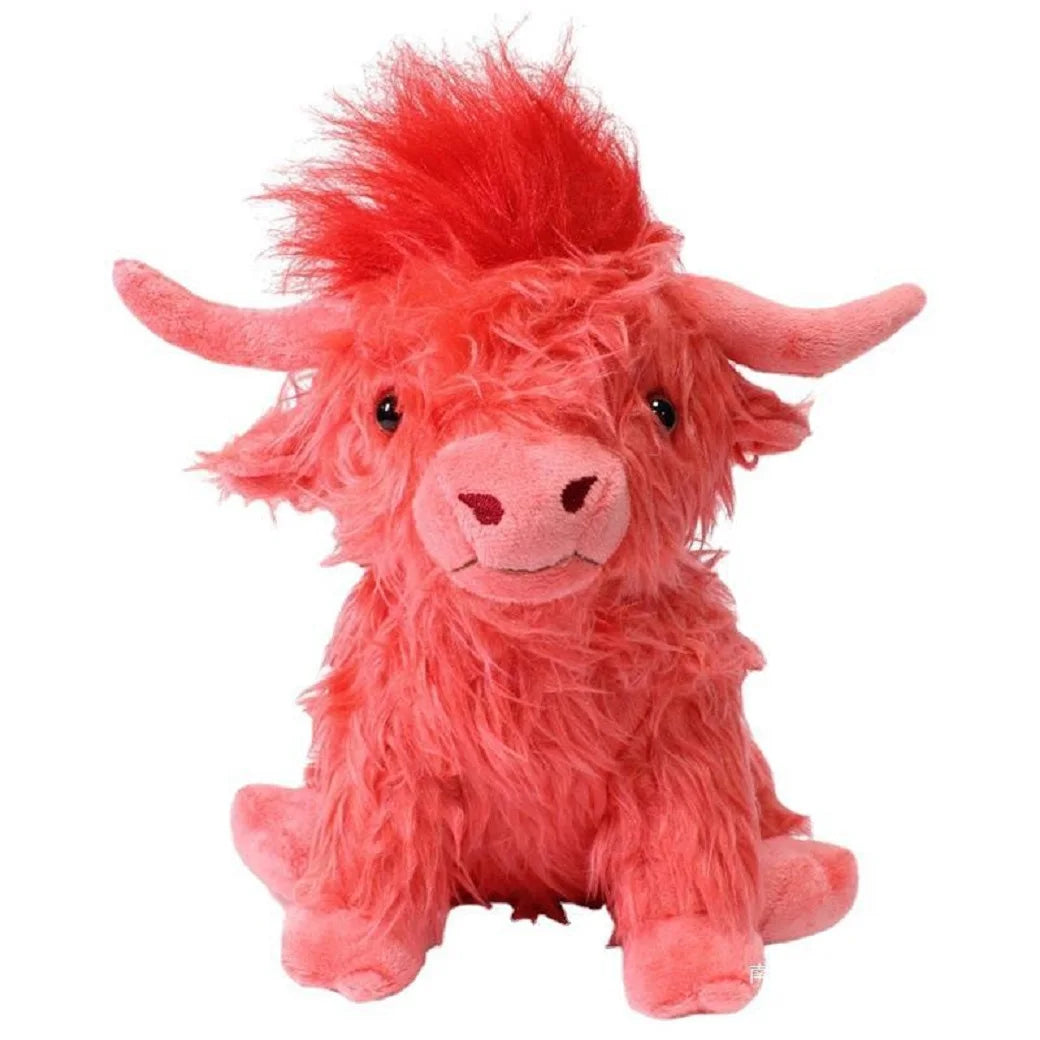 Cute Highland Cow Plush Toys Stuffed Animal Toy Dolls Simulation Long Hair Cow Plush for Kids Birthday Gift Home Decoration