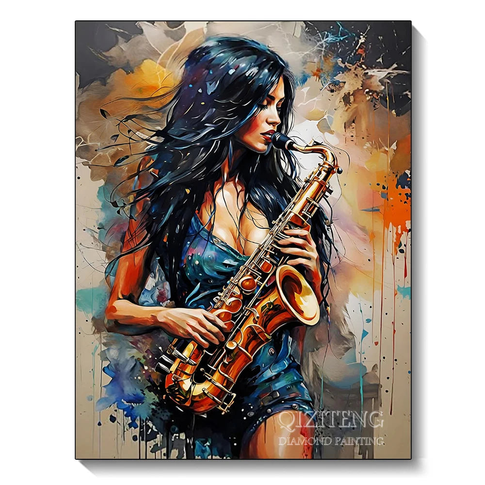 5D Diamond Painting Suitable for Adult Beginners Flowers Women Diamond Art Kit DIY Home Wall Decoration Crafts