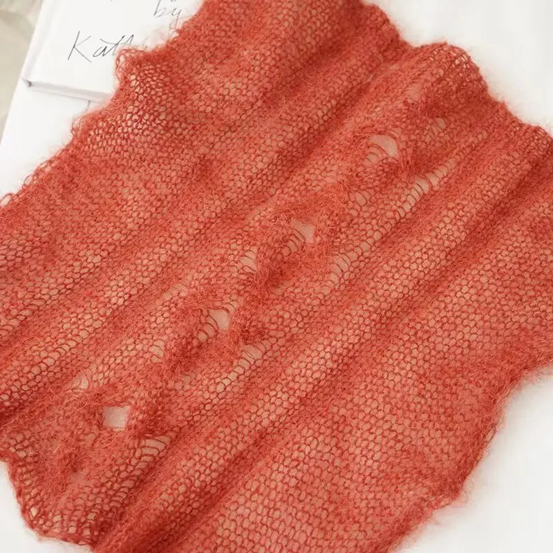 Silk and Alpaca Blend Yarn 200g 10 Balls Handmade Knitting Crochet Spring/Autumn Body-Fitting Sweater Lightweight Scarf Thread