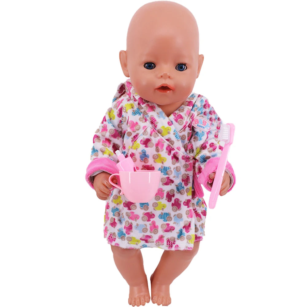 Doll Accessories Mini Diapers Milk Bottles Nipples Toothbrushes For 43CM Baby Doll&18Inch American Doll Accessories,DIY Toy Gift