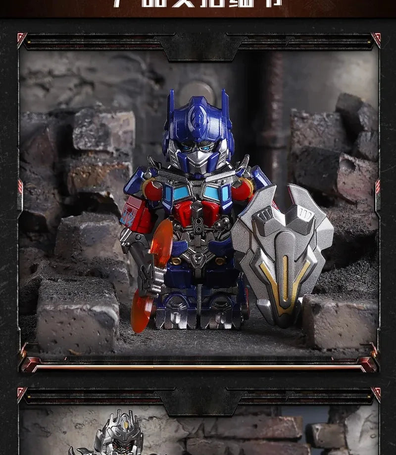 Transformers Optimus Prime Blocks MOC Small Grain Megatron Children's Assembly Toy Bumblebee Model Desktop Ornament Gift