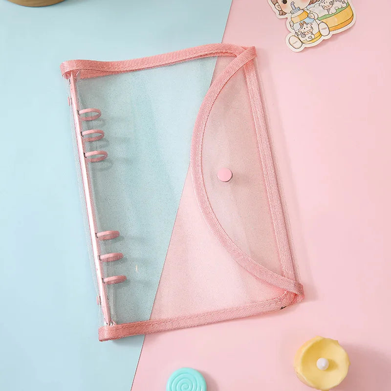 Cute Colour Grid A5/A6 Loose Leaf Notebook Refill Spiral Binder