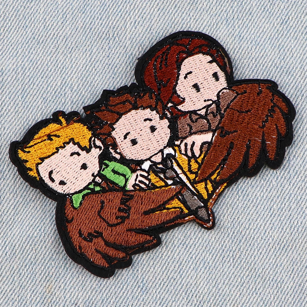 Supernatural TV Series Patch Iron On Patches For Clothing Stickers Embroidered Patches On DIY Clothes Stripes For Students