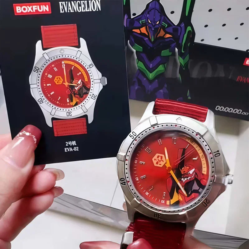 In stock genuine EVA Neon Genesis Evangelion Blind Box Time Repair Plan Series Watch Decor Ornaments Anime Birthday Gift Toys