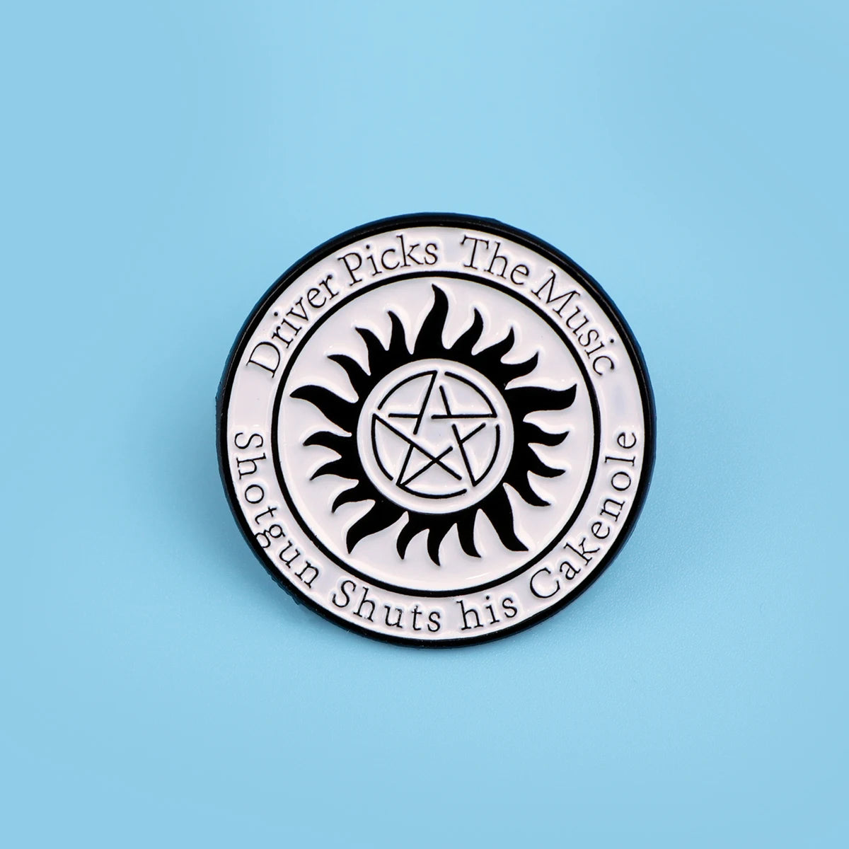 Classic TV Show Supernatural Brooches for Women Lapel Pins Badges on Backpack Clothing Accessories Creative Jewelry Fans Gift