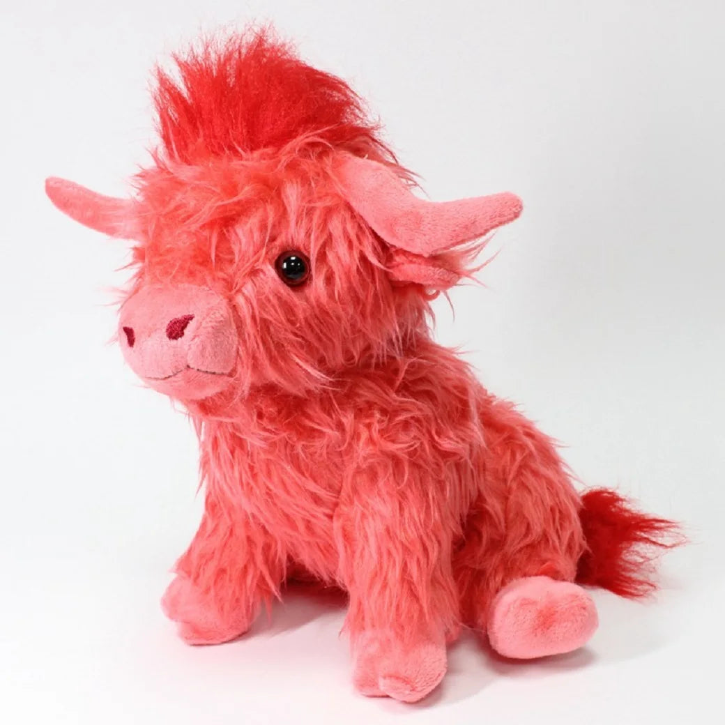 Cute Highland Cow Plush Toys Stuffed Animal Toy Dolls Simulation Long Hair Cow Plush for Kids Birthday Gift Home Decoration