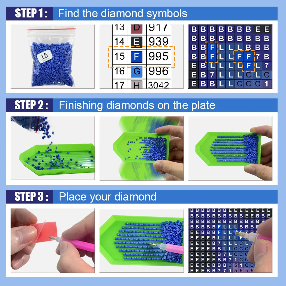 5D Diamond Painting Suitable for Adult Beginners Flowers Women Diamond Art Kit DIY Home Wall Decoration Crafts