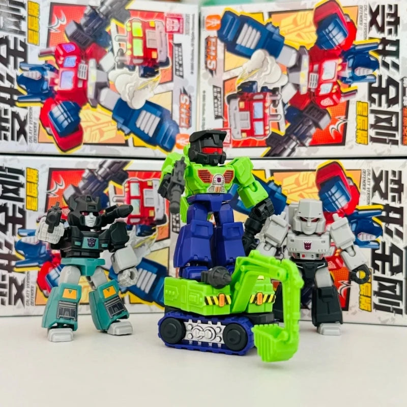 Hot Sale Blokees Transformers Defender Version 5.5cm V1 V2 Optimus Prime Megatron Ironhide Thundercracker Robot Toys Kids Gifts