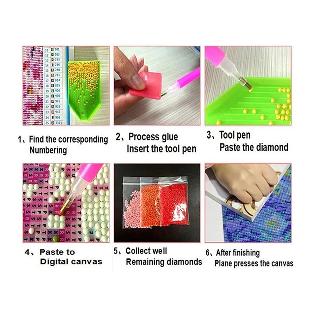 A romantic dance diamond painting set, DIY adult full diamond home decoration painting set, adult, frameless art crafts