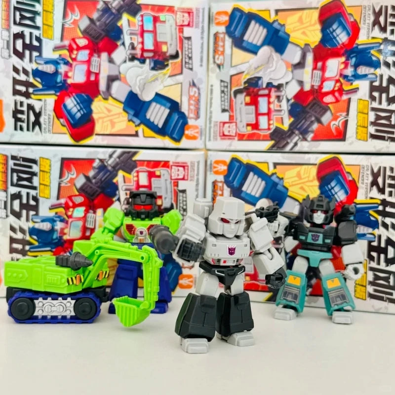 Hot Sale Blokees Transformers Defender Version 5.5cm V1 V2 Optimus Prime Megatron Ironhide Thundercracker Robot Toys Kids Gifts
