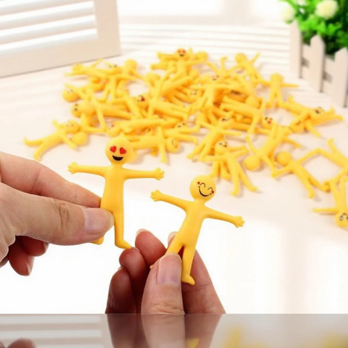 12pcs Funny Little Man Squishy Fidget Toys Antistress Adult Children Rising Stress Relief Squeeze Toys Kids Charisma Gift Toys
