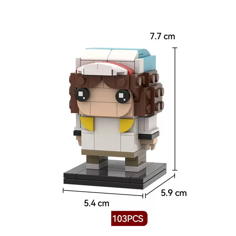 Brick Head Z model building toys, creative home decorations, building blocks sets, children's birthday gifts, educational toys