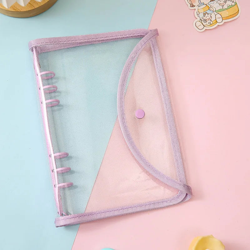 Cute Colour Grid A5/A6 Loose Leaf Notebook Refill Spiral Binder