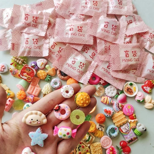 5/20/40pcs Mini Food Beverage Accessories Mini Blind Box House Kitchen Decoration Creative Party Blind Bag Children's Toy Gifts