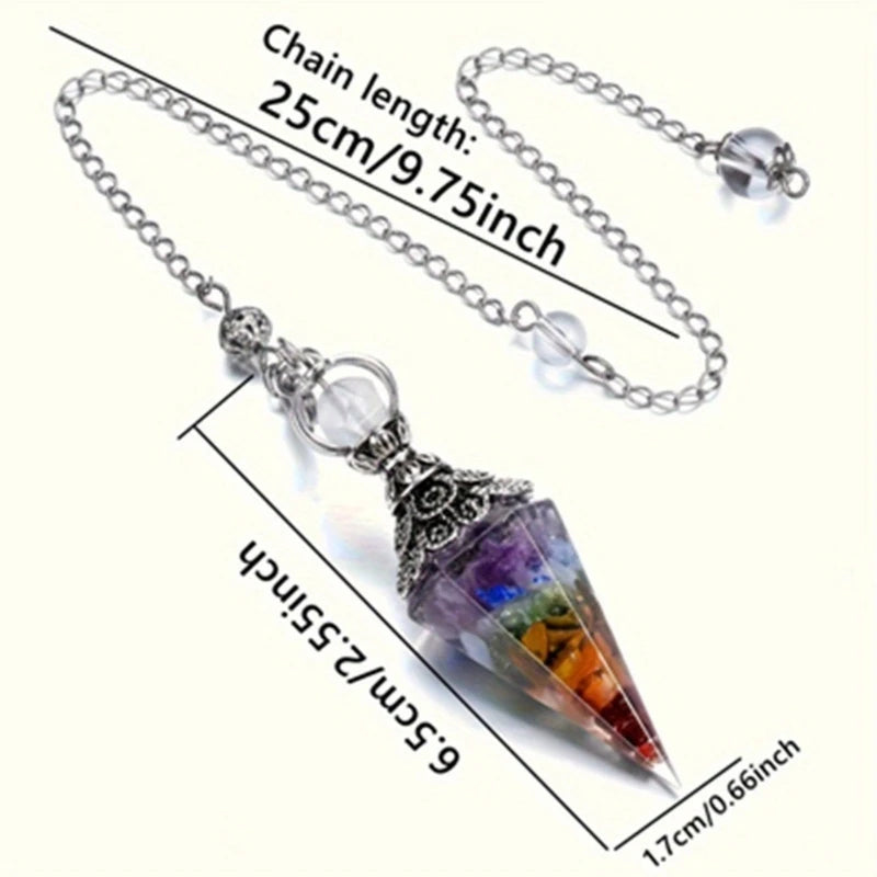 Esoterics Lazuli Crystal Pendulums Healings Stone for Witchcraft Ritual