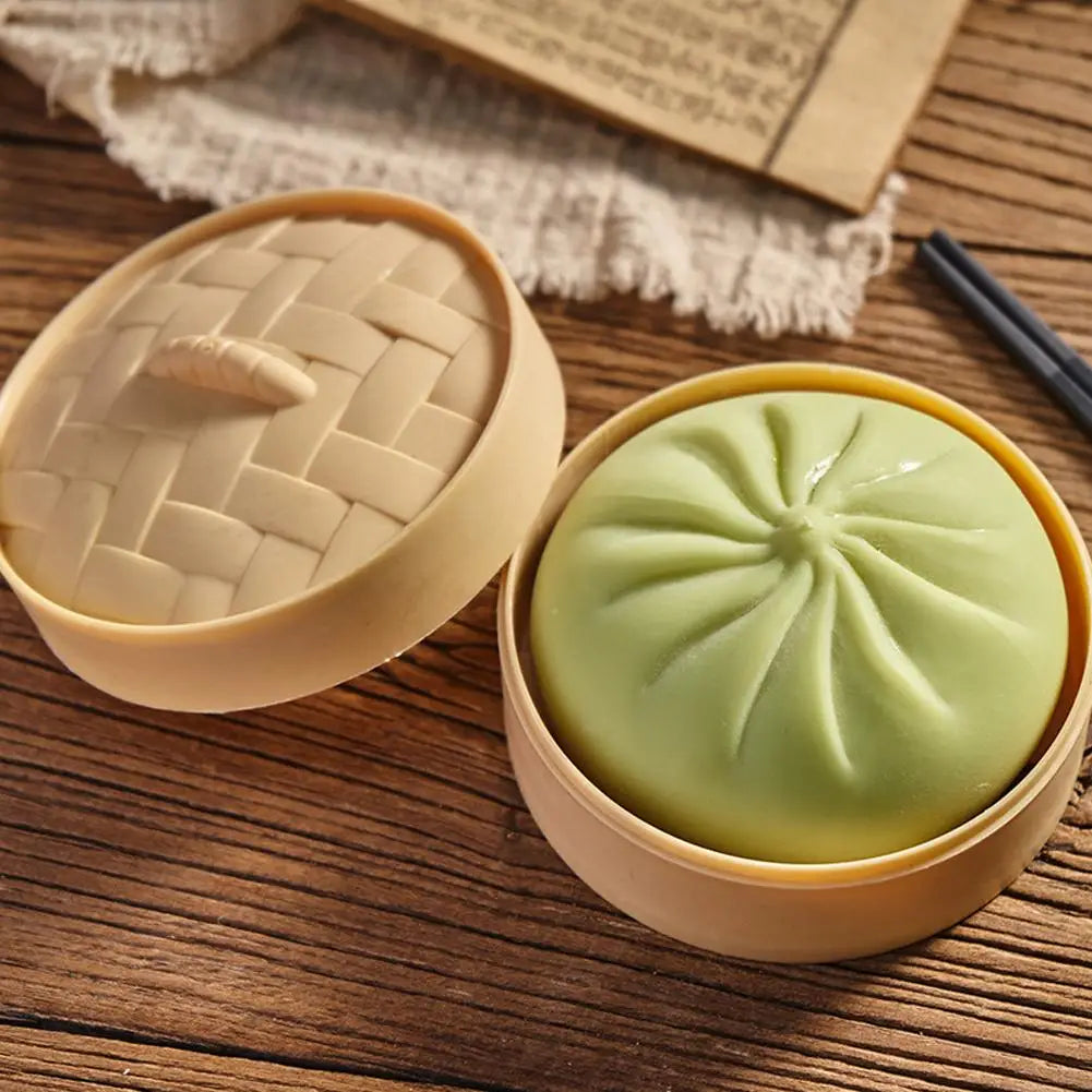 Colorful Dumpling Squishes Stress Balls Reusable Low Rebound Decompression Toys Unique Home Decoration Friend Birthday Gift