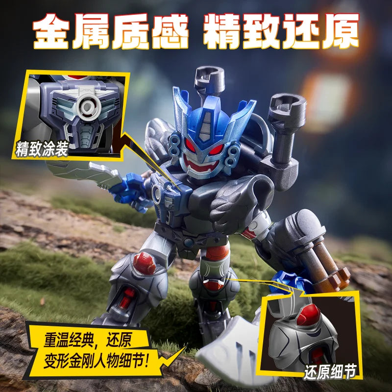 NEW Blokees Transformers 12PCS GV01-GV06 Optimus Prime,Megatron，Soundwave，Grimlock，Shockwave，Surprise Blind Box Children's Gift
