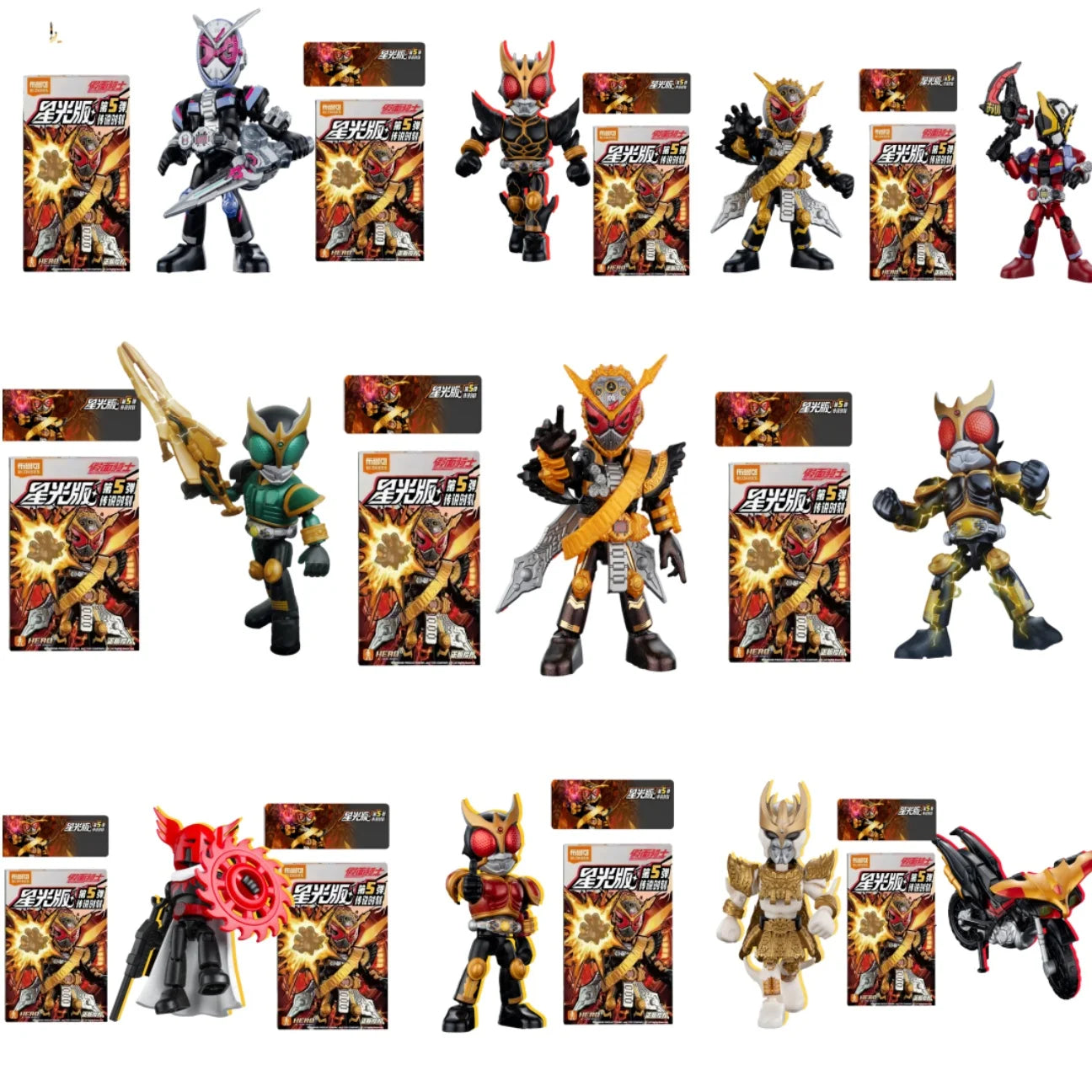 En Stock Blokees Kamen Rider Starlight Edition 5th Wave momento legendario Zi-O figura de bloques de construcción coleccionable
