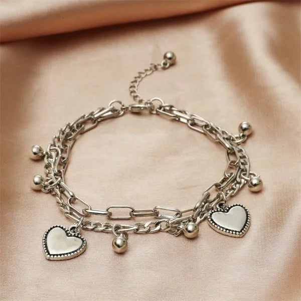 Sparkling Cherry Blossoms Butterfly Bracelet Women's Fashion Temperament Wave Moon Flower Adjustable Bracelet Wedding Jewelry
