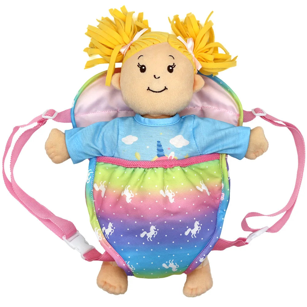 Alpaca Style Dolls Out Going Carry Bag 43-45cm Newborn Doll Clothes Accessories Christmas Birthday Gift18 Inch Doll Backpack Bag