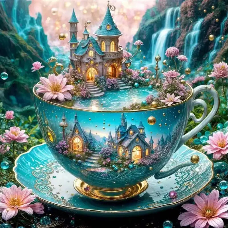 CHENISTORY Diamond Painting 5d Landscape Full Square Diamond Embroidery Mosaic Handicraft Wall Art  Decorations For Home