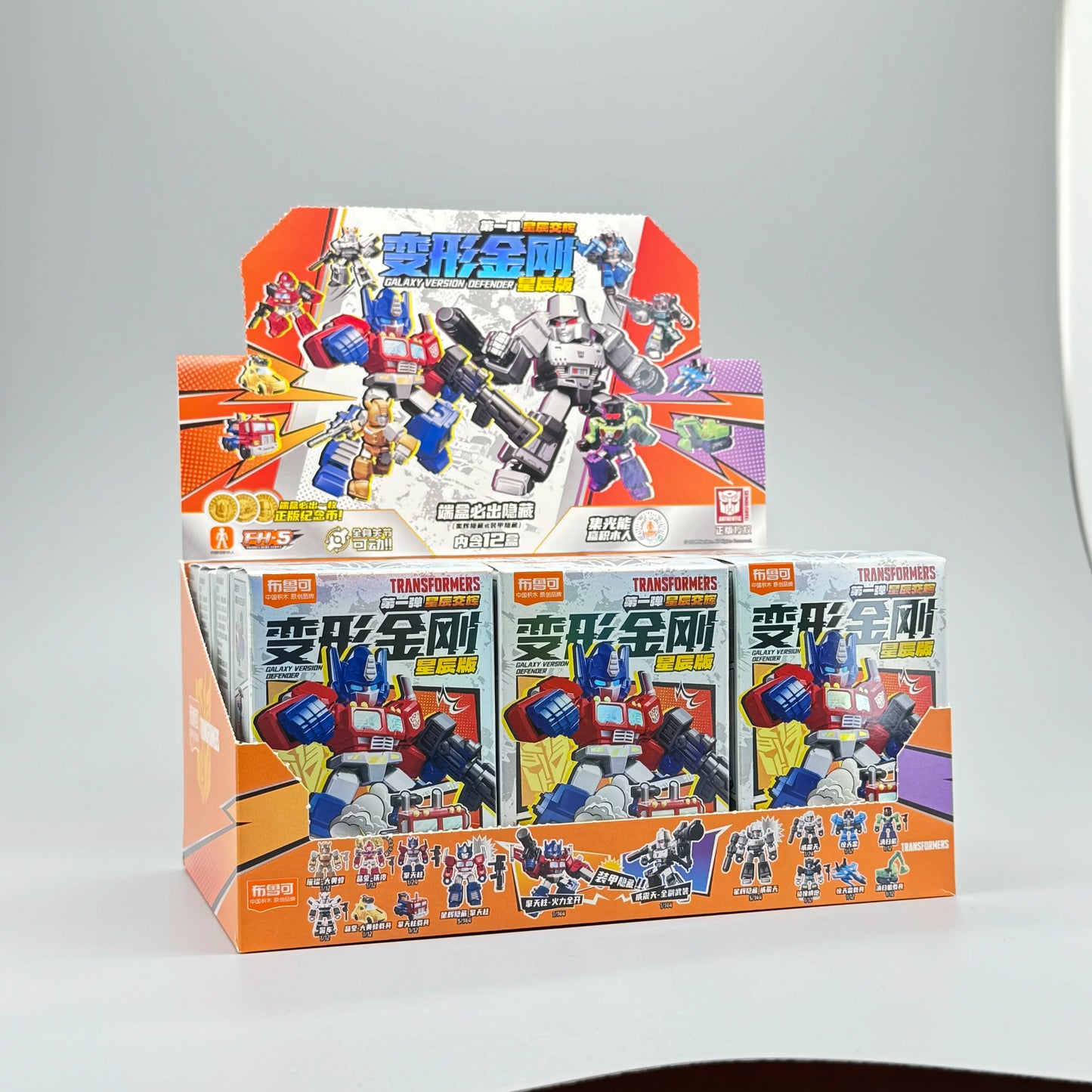Hot Sale Blokees Transformers Defender Version 5.5cm V1 V2 Optimus Prime Megatron Ironhide Thundercracker Robot Toys Kids Gifts