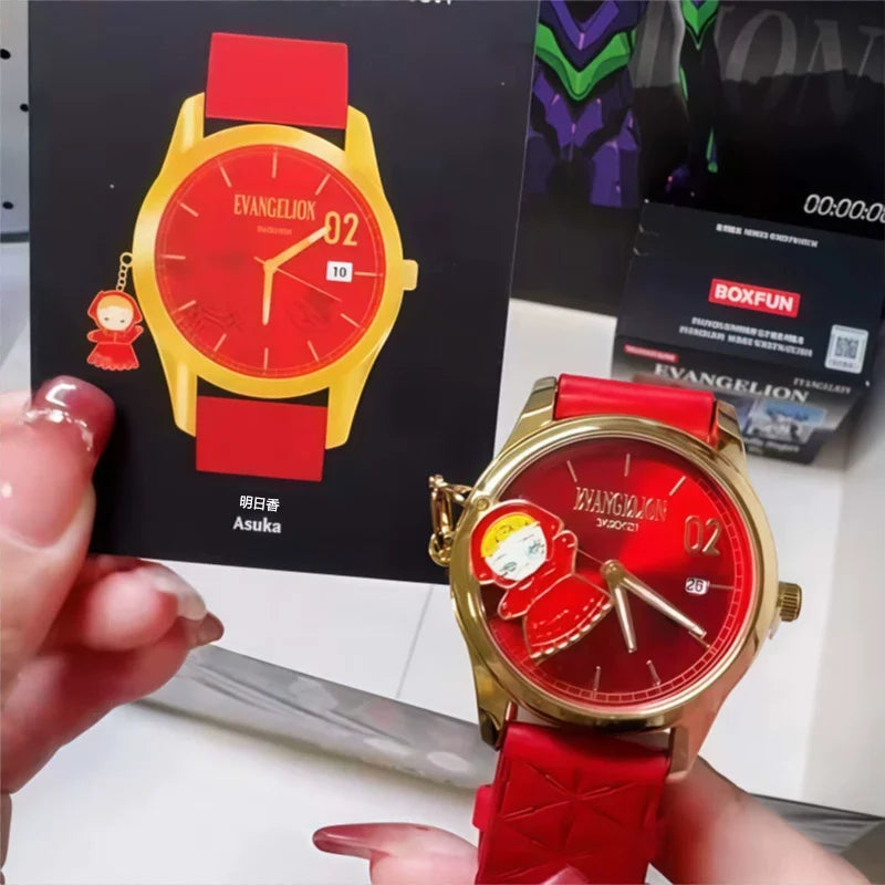 In stock genuine EVA Neon Genesis Evangelion Blind Box Time Repair Plan Series Watch Decor Ornaments Anime Birthday Gift Toys
