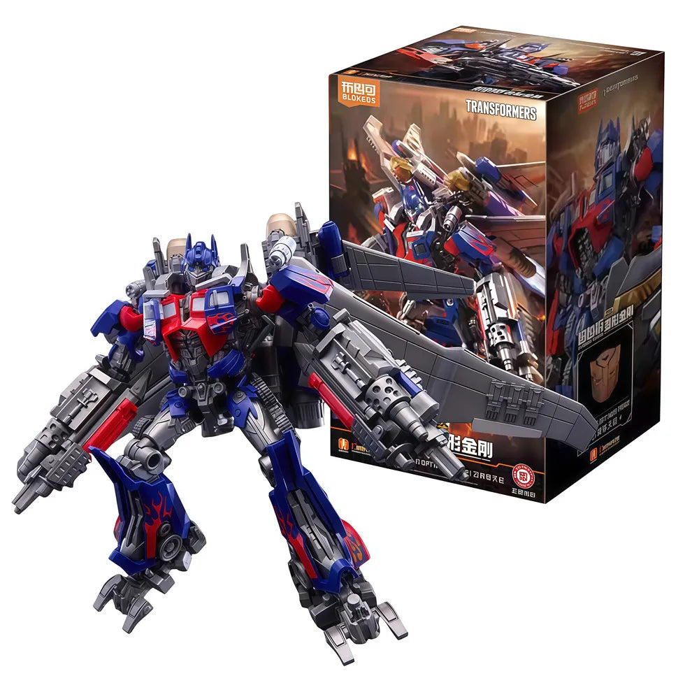Original Blokees Transformers Optimus Prime The Fallen Shockwave Building Block Sentinel Prime Megatron Scourge Movie Toys Gifts