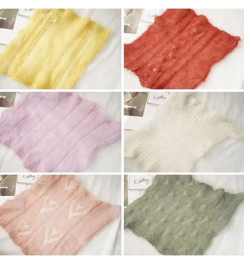 Silk and Alpaca Blend Yarn 200g 10 Balls Handmade Knitting Crochet Spring/Autumn Body-Fitting Sweater Lightweight Scarf Thread
