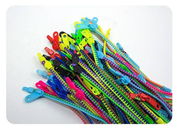 15Pc Colorful Antistress Zipper Bracelet Sensory Fidget Toy for Kids Birthday Party Favors Baby Shower Goodie Bag Halloween Gift