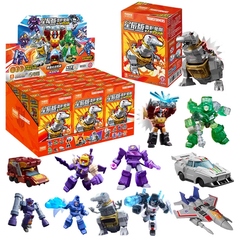 Blokees Transformers Building Blocks Defender Version Optimus Prime Bumblebee Robot Cartoon Anime Transformation Collection Toys