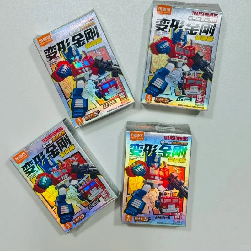 Hot Sale Blokees Transformers Defender Version 5.5cm V1 V2 Optimus Prime Megatron Ironhide Thundercracker Robot Toys Kids Gifts