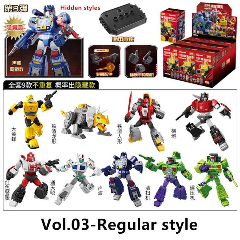 Animated movies Transformers One Building Blocks Blokees Optimus Prime Megatron Action Toy Figurine Kids Collections Gift