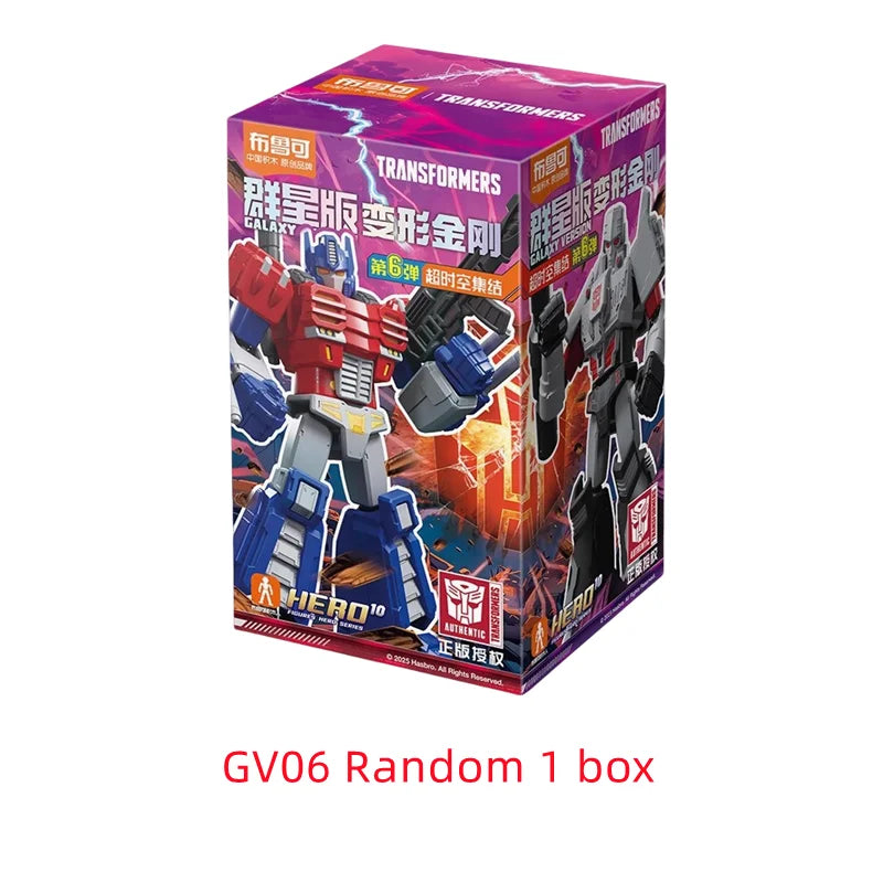 Blokees Transformers One Anime Movies Optimus Prime Bumblebee Starscream Soundwave Shockwave Cartoon Anime Robot Assembled Toy