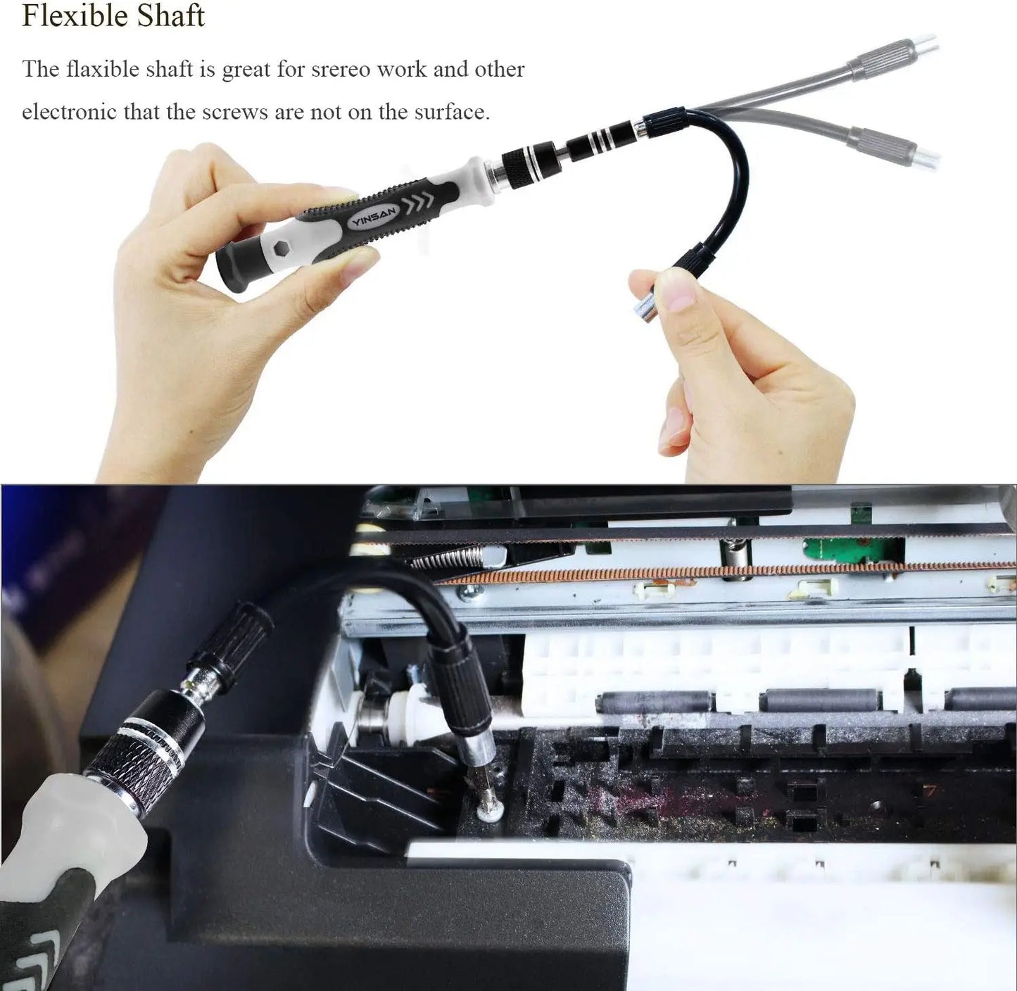 115-in-1 Precision Screwdriver Set, Professional Multi-Functional Repair Tool, with 98 Magnetic Screwdriver Bits, Suitable for iPhone and Glasses