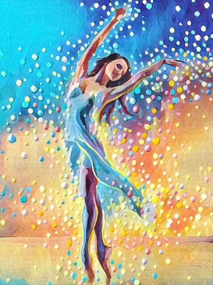 5D Diamond Painting Ballerina Full Round Portrait Diamond Mosaic Diy Diamond Embroidery Art Cross Stitch Home Decoration Gift
