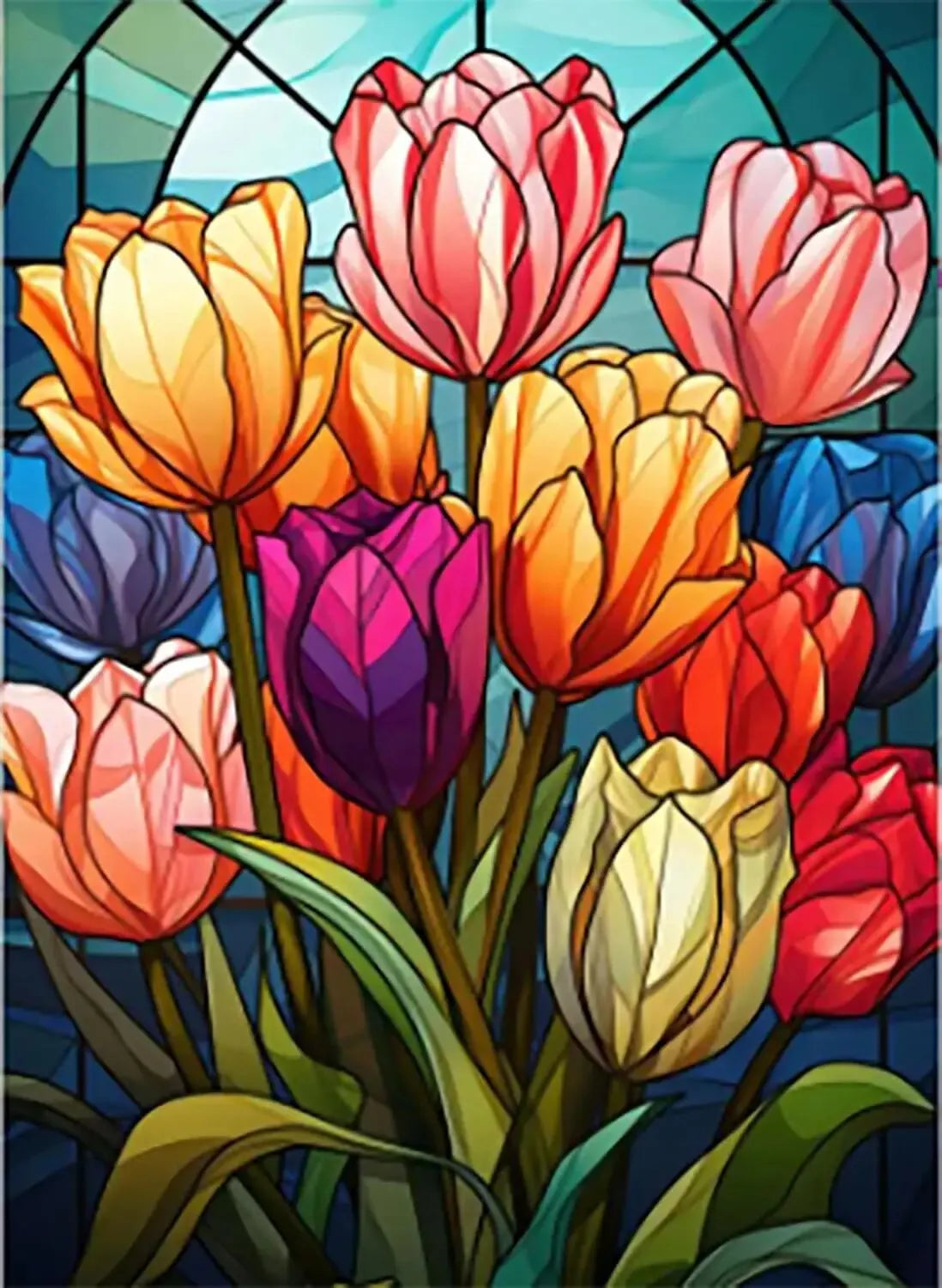 5D Diy Diamond Painting Flower Cross Stitch Kit AB Diamond Round Diamond Rose Sunflower Diamond Embroidery Mosaic Art Home Decor