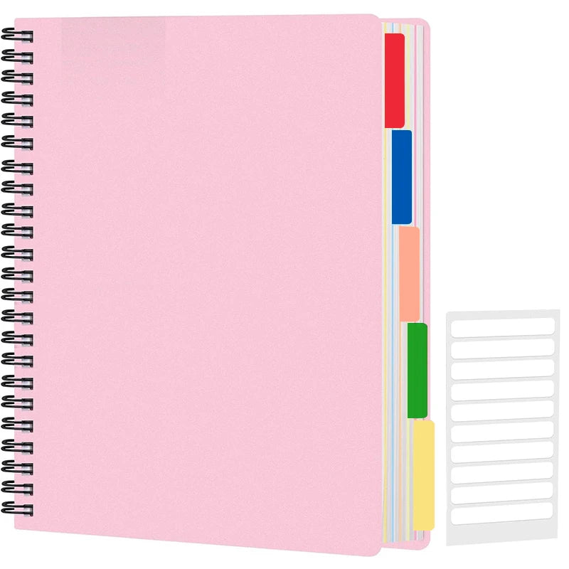 Spiral Notebook with Tabs