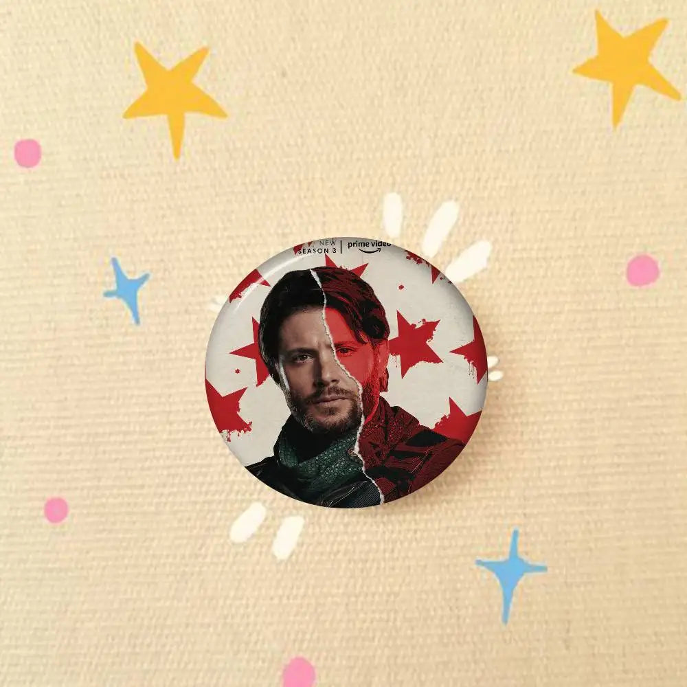 TV Series Supernatural   Animals Funny Brooches Badge Backpack Clothes Gift Accessory