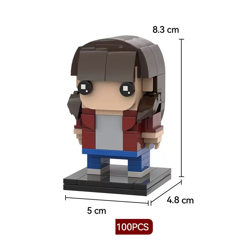 Brick Head Z model building toys, creative home decorations, building blocks sets, children's birthday gifts, educational toys