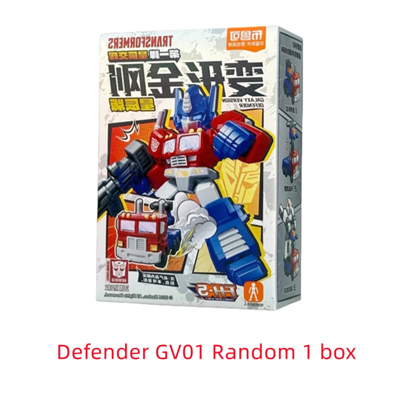 Blokees Transformers One Anime Movies Optimus Prime Bumblebee Starscream Soundwave Shockwave Cartoon Anime Robot Assembled Toy
