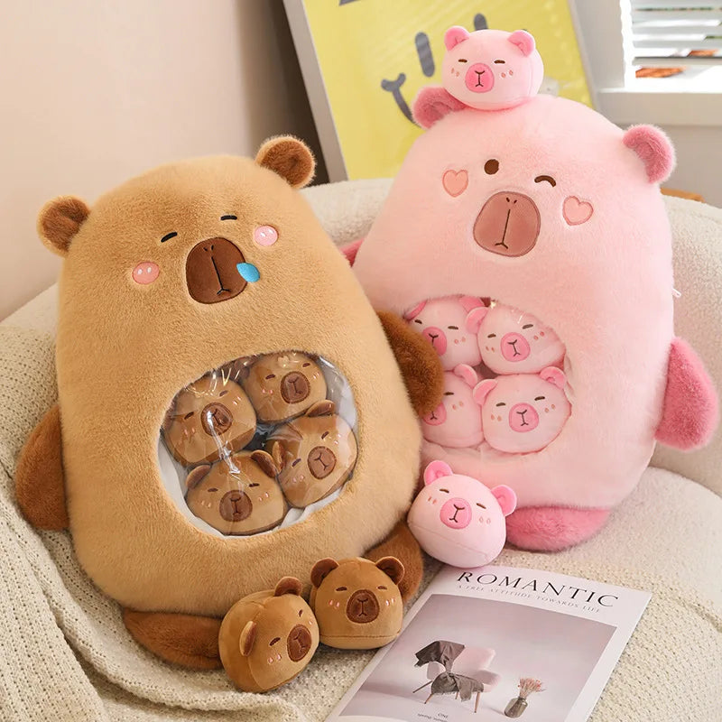 50cm Capybara Plush Pillow Cute Stuffed Animal Koala Dino Capibara Plushies Large Hug Pillow Cushion Xmas Gift