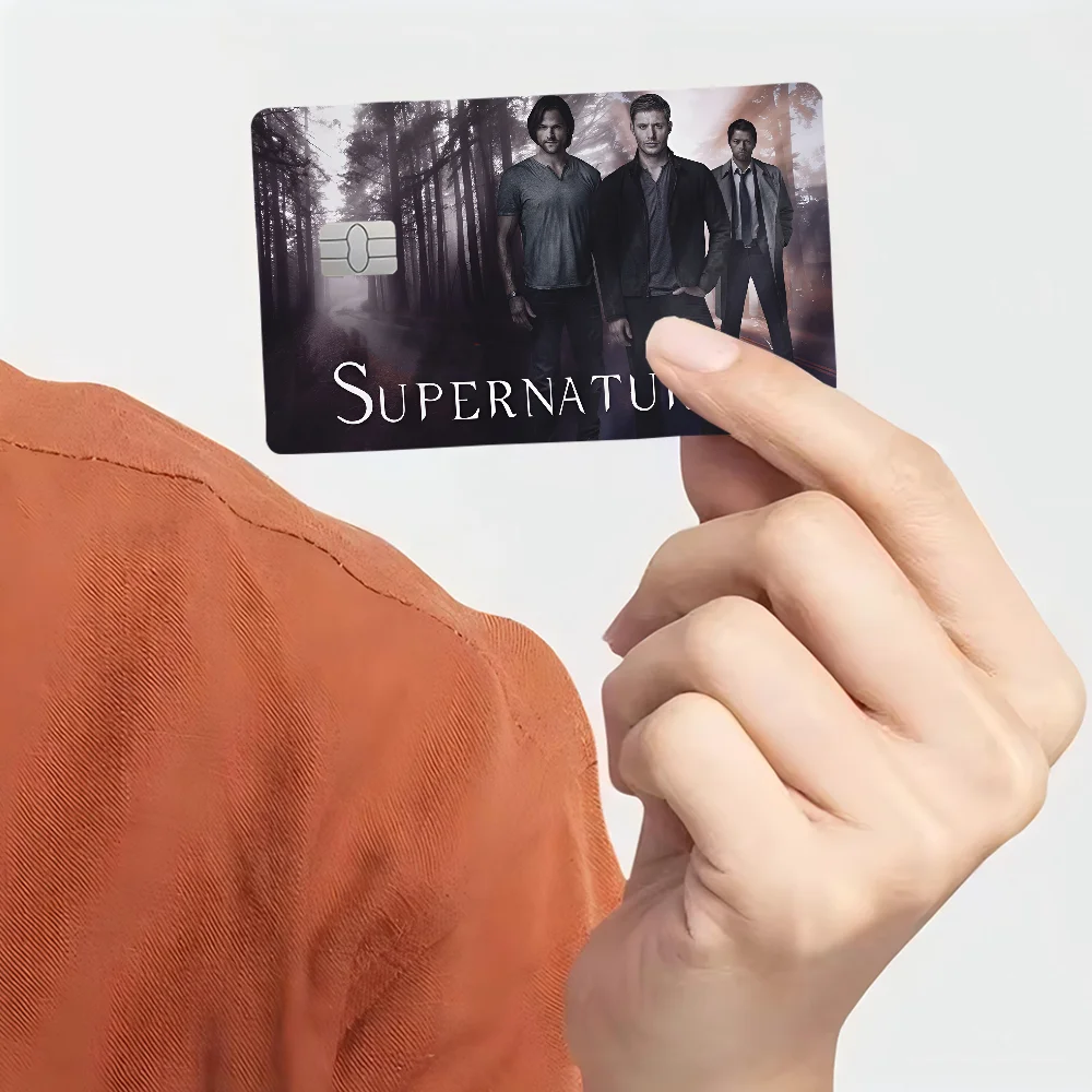 TV Play Series Supernatural Movie100% Hot Sale Amine Credit Debit Bank Card Bus Card Film Skin Sticker