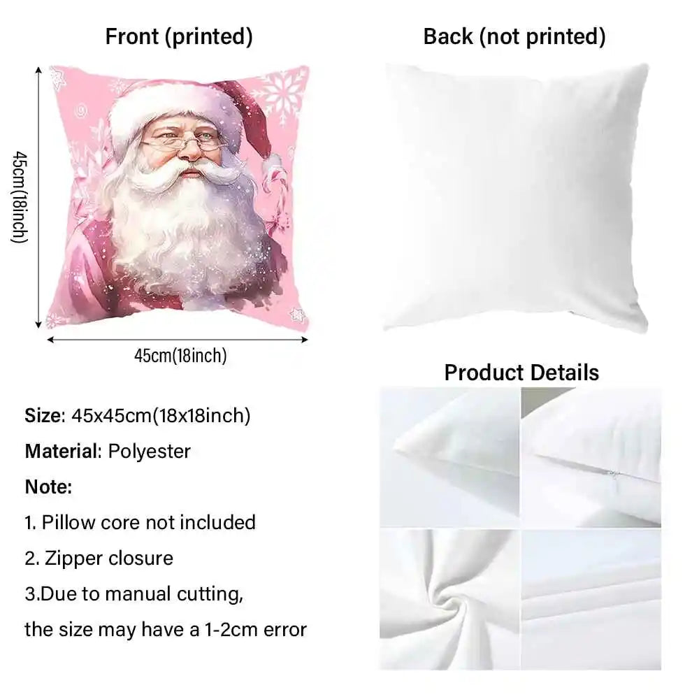 Cute Highland Cow Design 2D Flat-Printed Pillow Cover for Home Decor Sofa cushion cover, home decoration, 2D printing