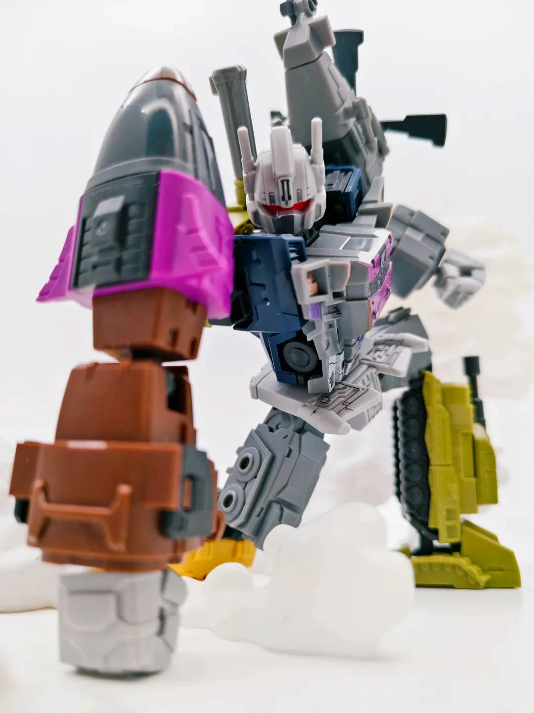 In Stock Blokees Transformers Defender Vol.6 Collectible Model Toys Beast War Combination Sets Armored Devastator Toys Gifts