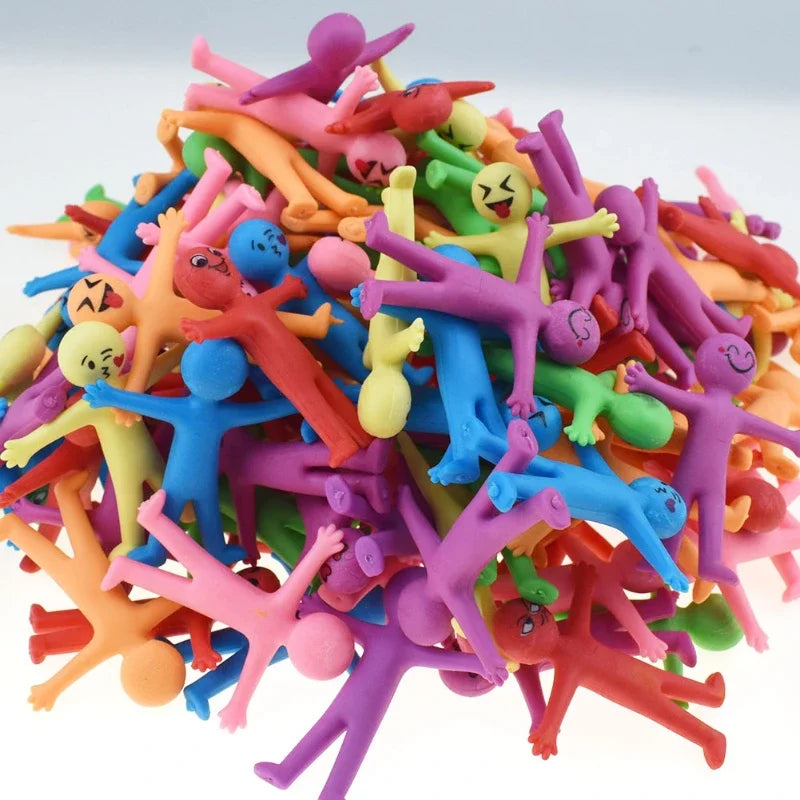 12pcs Funny Little Man Squishy Fidget Toys Antistress Adult Children Rising Stress Relief Squeeze Toys Kids Charisma Gift Toys